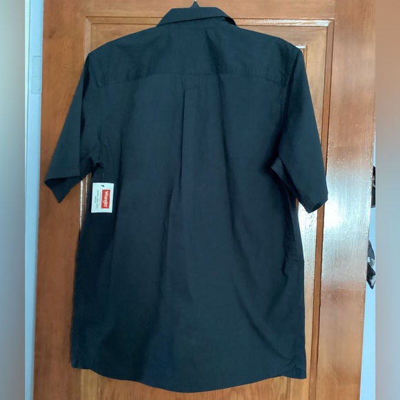 Wrangler Men's Navy Short Sleeve Shirt - Picture 2 of 6